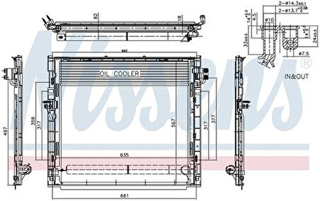 Wisco 995000002 Klima Radyatörü Mt-At 575X566mm 995000002