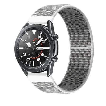 ALLY 20MM Huawei Watch Galaxy Watch Classic Kayış Kordon Nylon Loop-(5775)