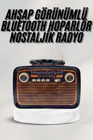Bluetooth Hoparlör Ahşap Renk Vintage Işıklı Nostaljik Radyo Fm Ahşap Görün?