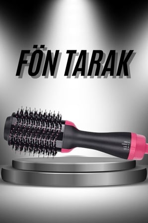 Saç Şekillendirici Ve Saç Düzleştirici Fön Tarağı Tarak Fırça 1200w Saç K