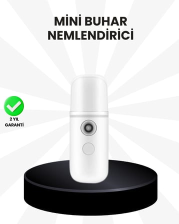 Kablosuz Şarjlı Mini Buhar Nemlendirici – Cilt ve Ortam İçin Taşınabilir Ak?
