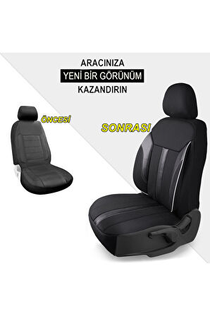 Nissan Primera Araçlara Uyumlu Tam Takım Classy Model Oto Koltuk Kılıfı Seti