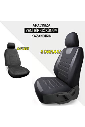Kia Rio Araçlara Uyumlu Tam Takım Maxy SB Model Oto Koltuk Kılıfı Seti