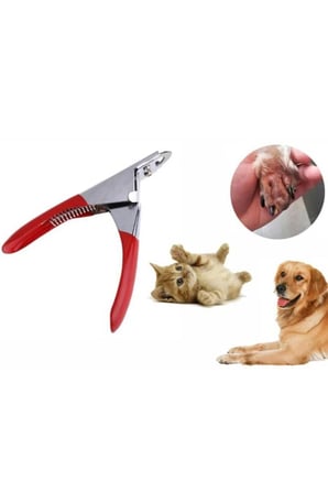 2 Adet Giyotin Kedi Köpek Tırnak Makası – Yaylı Güvenli Kesim, Ergonomik Tutma, Paslanmaz Çelik Bıçak, Pet Nail Cutter