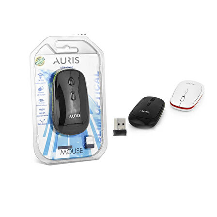 Auris WKB01 Wireless Kablosuz Klavye + Auris MW04 1600DPI Wireless Mouse