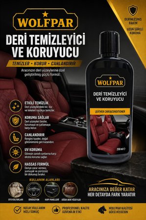 WOLFPAR Deri Temizleyici ve Koruyucu