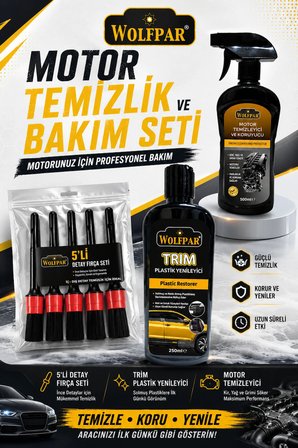 Motor Temizlik ve Bakım Seti