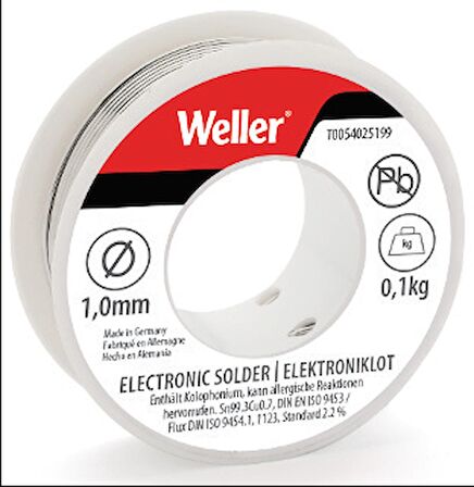 Weller EL99/1 25gr Kurşunsuz Lehim Teli