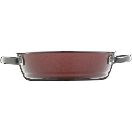 WMF 3201111936 FUSİONTEC MİNERAL CAM KAPAKLI PİLAV TENCERESİ PEMBE 24 CM