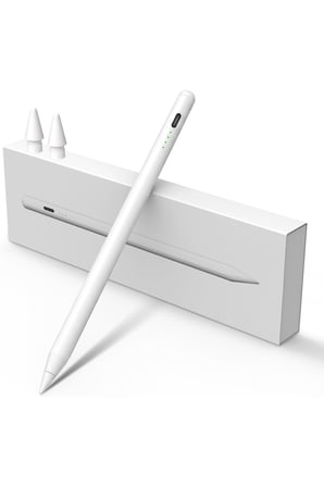 Wodimark Stylus Kalem - Hızlı Şarj (USB-C) Stylus Kalem, Eğimli ve Palm Rejection, Manyetik Stylus Kalem