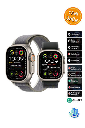 HK10 Ultra 3 Chat Gpt/video Uygulama/chat Gpt Destekli Super Amoled E-Kitap/galeri