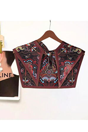 Walkenzo Bohem Stil Etnik Desenli Kadın Omuz Şalı