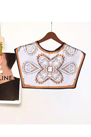 Walkenzo Yeni Stil Mücevher Desen Modern Kadın Omuz Şalı