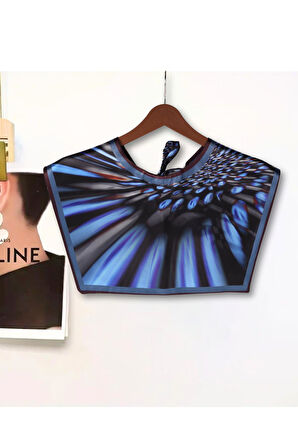 Walkenzo Işık Efektli Bağlamalı Modern Kadın Omuz Şalı