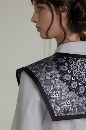 Walkenzo Bohem Stil Etnik Desenli Kadın Omuz Şalı