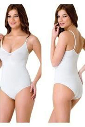 (m, I) Ip Askılı Kadın Dikişsiz Çıtçıtlı Slip Body Korse