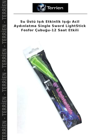 Su Üstü Işık Etkinlik Işığı Acil Aydınlatma Single Sword LightStick Fosfor Çubuğu-12 Saat Etkili