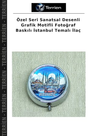 Özel Seri Sanatsal Desenli Grafik Motifli Fotoğraf Baskılı İstanbul Temalı