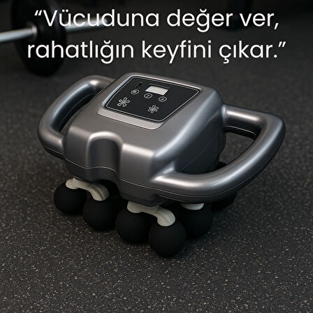 Taşınabilir Elektrikli Masaj Aleti – Güçlü Motorlu, Çoklu Başlık, Kas Rahatlatıcı
