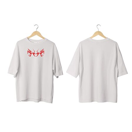 Wicold Valkryie Baskılı Oversize T-Shirt Erkek Tişört Unisex Tişört Kadın Tişört
