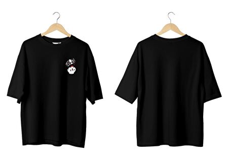 Wicold F*ck Baskılı Oversize T-Shirt Erkek Tişört Unisex Tişört Kadın Tişört
