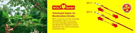 Wolf Garten RR-VM ByPass Tipi Yüksek Dal Budama Makası 36mm