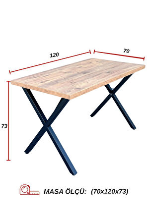 X - Wood Masa - 40x40 Güçlendirilmiş Masa Ayağı