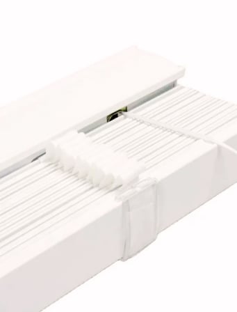 Wooden Blinds %100 Doğal Ahşap Jaluzi Perde 50mm,Alüminyum Kasalı Yüksek Kaliteli - Krem (KURDELALI)