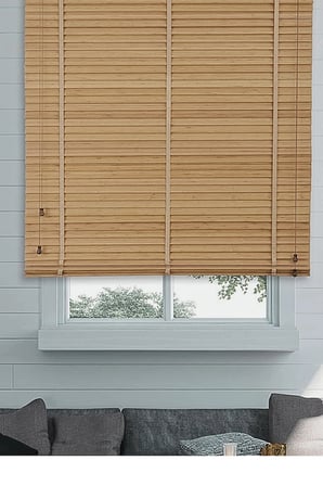 Wooden Blinds %100 Doğal Ahşap Jaluzi Perde 50mm,Alüminyum Kasalı Yüksek Kaliteli - Meşe (KURDELALI) M211/WOOD