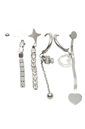 Altılı Şanslı Aşık Küpeler