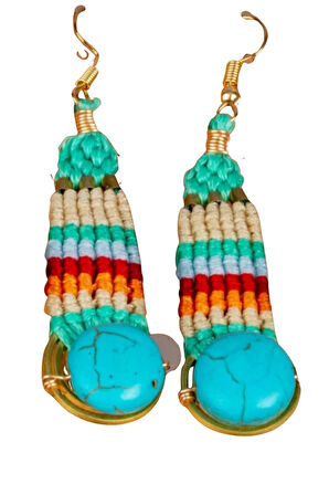 Uzun Makrome C Küpe