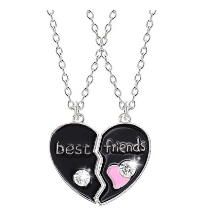 Waves And Pebbles İkili Best Friends Kolye