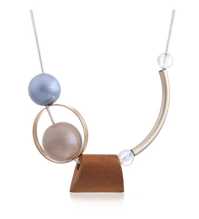 Waves And Pebbles Space Kolye No1