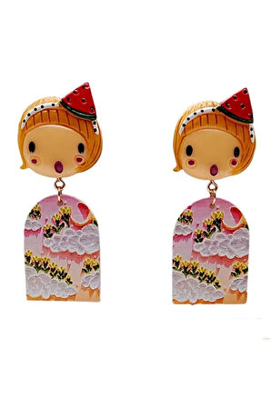 Tablolu Kız Küpe No2