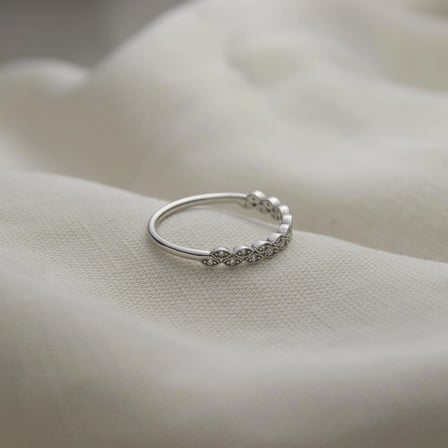 Çoklu Göz 925 Ayar Minimal Gümüş Yüzük 