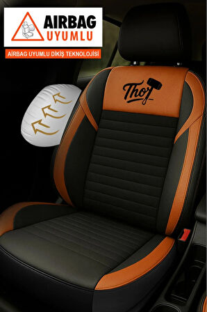 Fiat Bravo (182) 1.9 Td 100 S (182.af) (100 Hp) 1997 UYUMLU THOR SERİSİ TAM SET TAY TÜYÜ OTO KILIF TABA