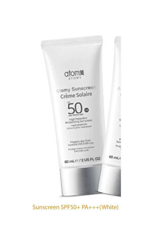 Atomy Sunscreen SPF50+ PA+++ (White) Güneş Koruyucu Krem 60 ml