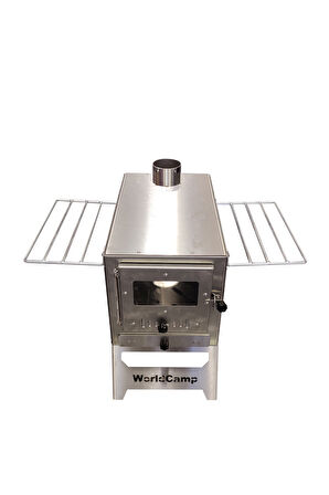 Krom Lüks Çadır Sobası