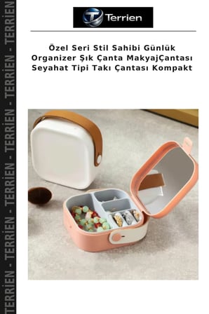 Özel Seri Stil Sahibi Günlük Organizer Şık Çanta MakyajÇantası Seyahat Tipi Takı Çantası Kompakt