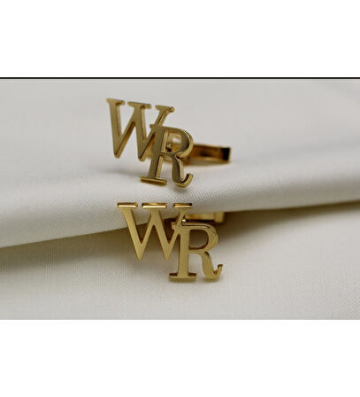 İKİ HARF KOL DÜĞMESİ WR MODEL
