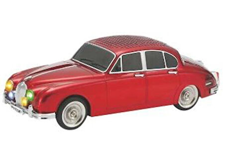 Taşınabilir Kablosuz Bluetooth Hoparlör Kırmızı