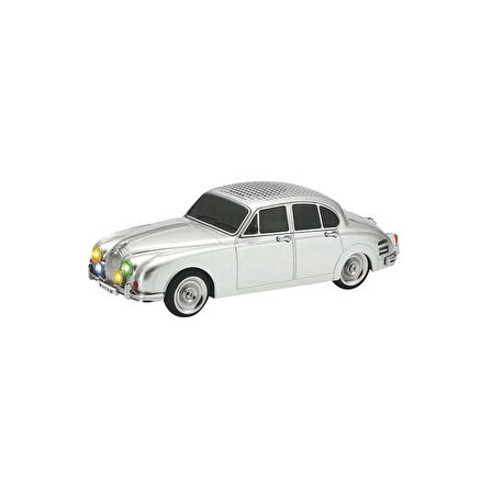 WS-596 Taşınabilir Kablosuz Bluetooth Hoparlör Gümüş