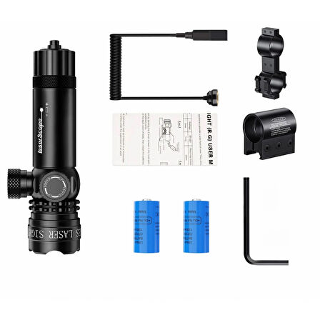 WS-603 Profesyonel Tüfek Bağlantılı Yeşil Lazer 532NM