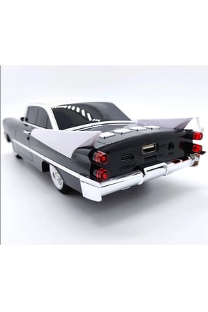 Araba Görünümlü Taşınabilir Kablosuz Radyolu Bluetooth Hoparlör Retro Fm-Sd Kart-Usb-Mp3 Speaker