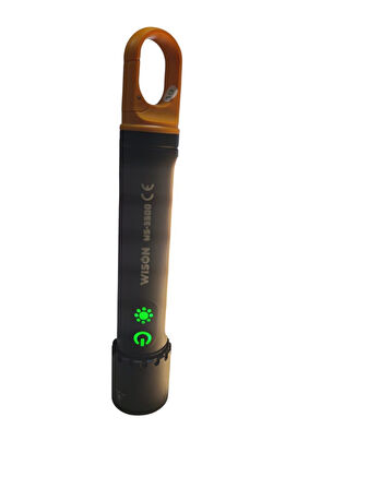 Wison Ws-3500 10 Watt 1500 Lümen Şarj Edilebilir Profesyonel Fener Siyah