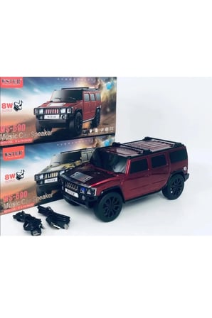 HUMMER JEEP GÖRÜNÜMLÜ BLUETOOTH SPEAKER SD KART USB FM RADYOLU ŞARJLI TAŞINABİLİR KABLOSUZ HOPARLÖR