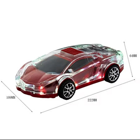 Wster  WS-980BT Lamborghini  Araba Radyolu Bluetooth Hoparlör