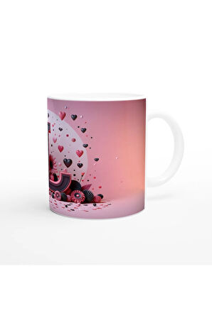 L Harfi Özgün Tasarımlı Harfli Kupa Bardak