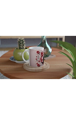 N Harfi Şık Detaylı Alfabe Kupa Bardak