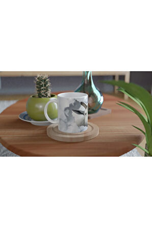 Duvarı Yarmış Dağ Keçisi Temalı Baskılı Kupa Bardak